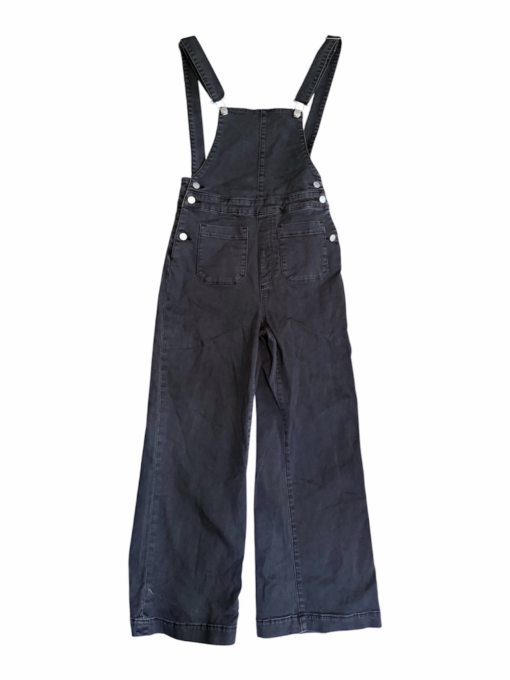 ROLLA'S Black Wide Leg Overalls S 481